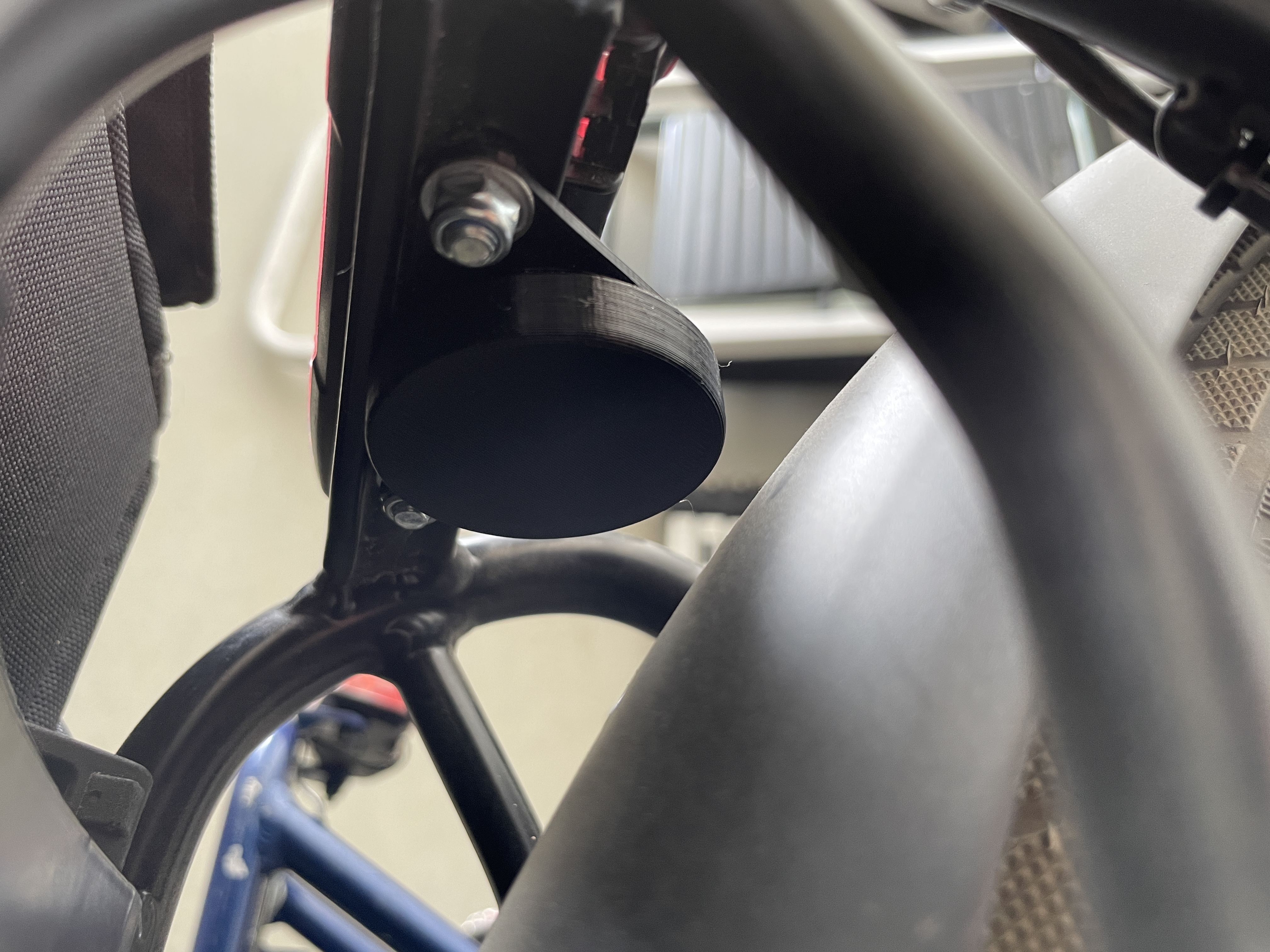 Airtag mount for bike backlight