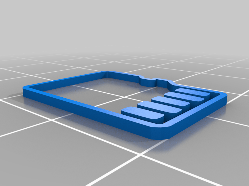 Micro SD card logo model