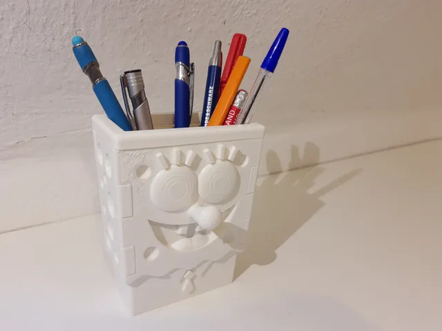 Spongebob pen cup