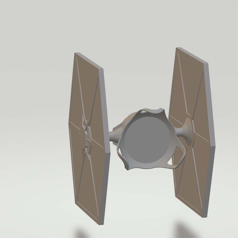 Tie Fighter Google Mini Mount - Resized 169x199x222