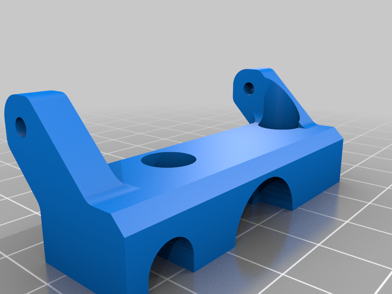 CTC Bizer / Makerbot X-Axis Carriage for E3D-V6 Hotend by hegelklimbo ...