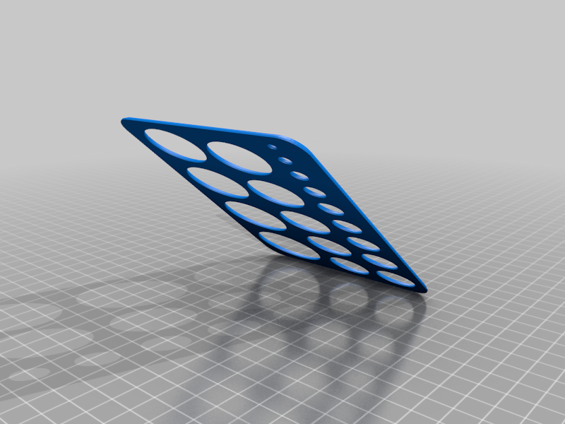 Ellipse Stencil (now also with circles) by jhobson Download free STL