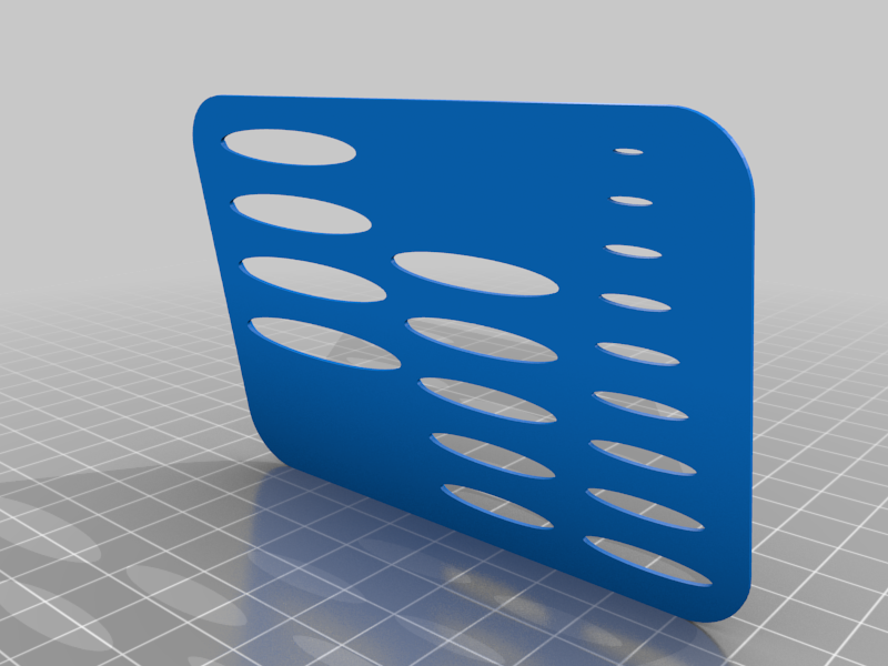 Ellipse Stencil (now also with circles) by jhobson Download free STL