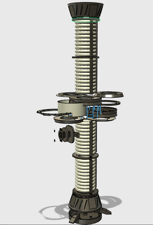 Warp Core lamp over 5 foot by U-N-I 3D Print | Download free STL model ...