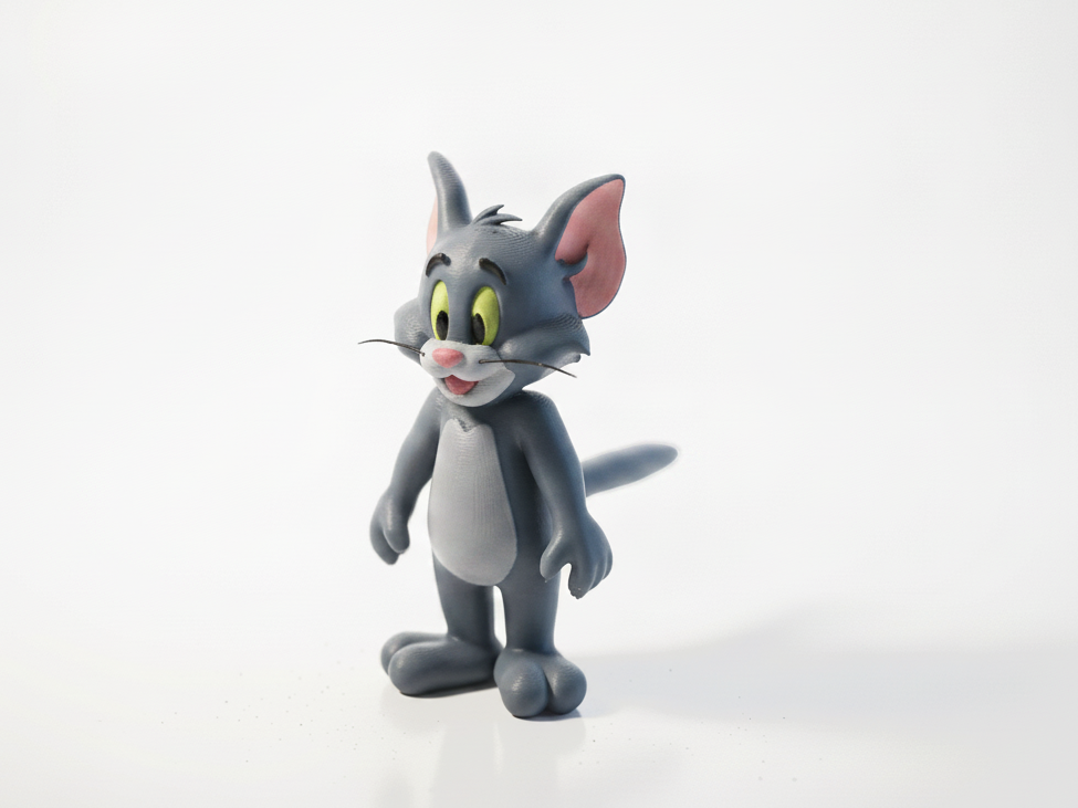 Tom Cat Figurine Cartoon Animation 3D Printable