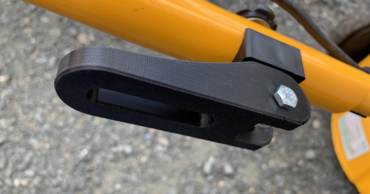 Quick Release Lever for lawn mower by 3ddk Download free STL model