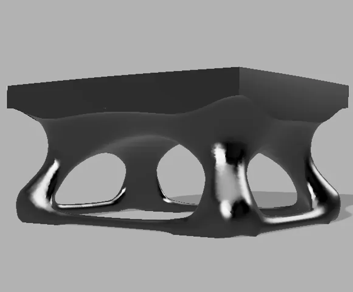 Topologyoptimized Table by fady | Download free STL model | Printables.com