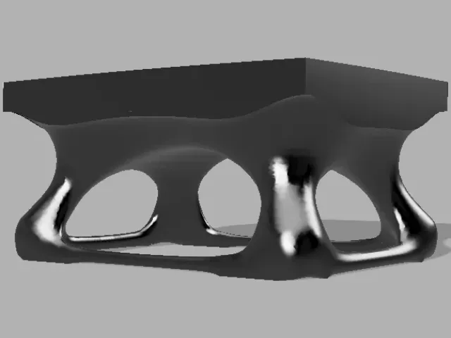Topologyoptimized Table