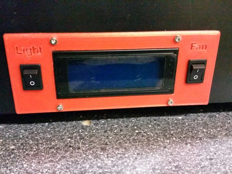 CTC Bizer Displayblende mit 2 Schaltern / Display cover with 2 switches