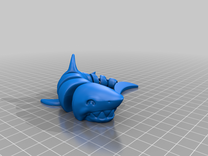 Curled Articulated Shark, reduced file size. by knickers | Download ...