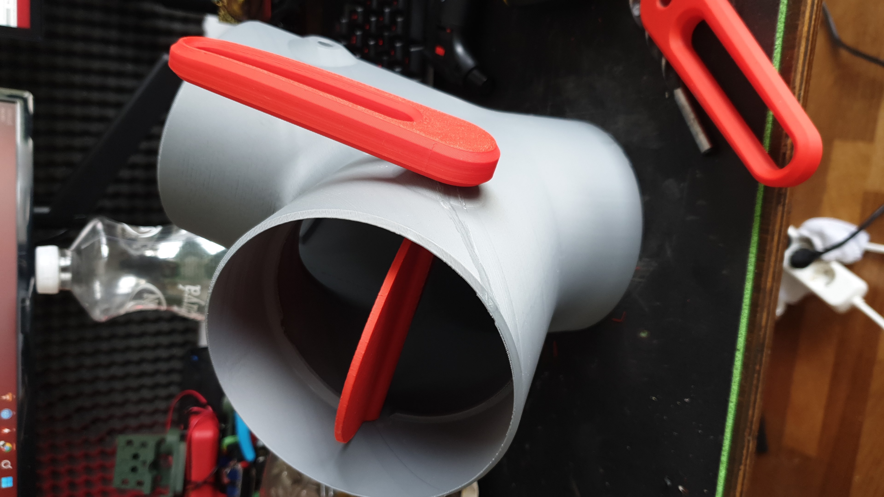 YSplitter Exhaust Duct Valve 125mm by D00M Download free STL model
