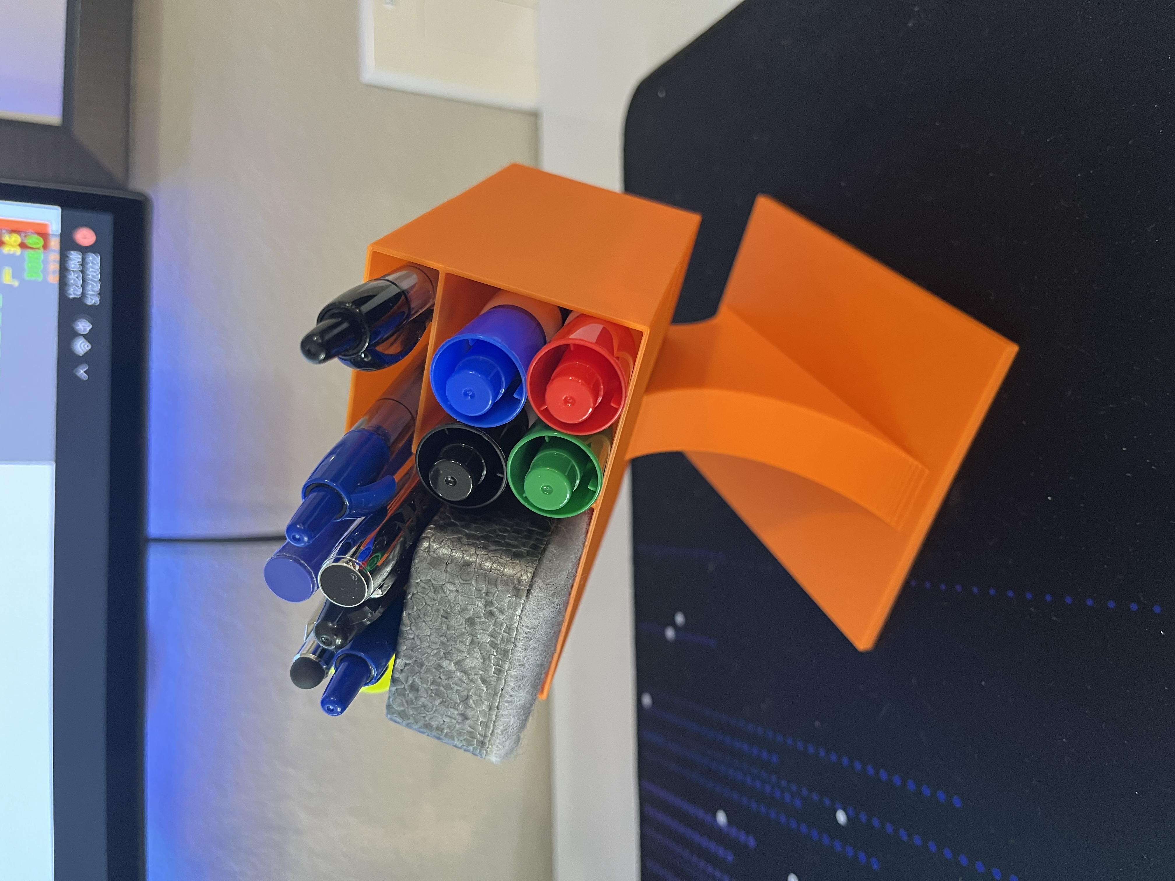 Flying Pen, Marker, and Eraser Holder