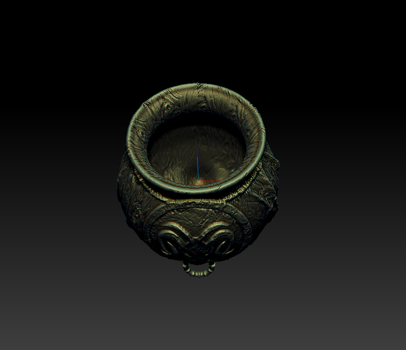 Miniatura 3 do modelo 3D Witch's Cauldron