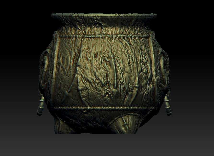 Miniatura 5 do modelo 3D Witch's Cauldron