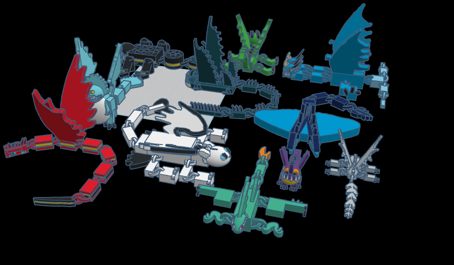 MORE ARTICULATED  httyd  dragons