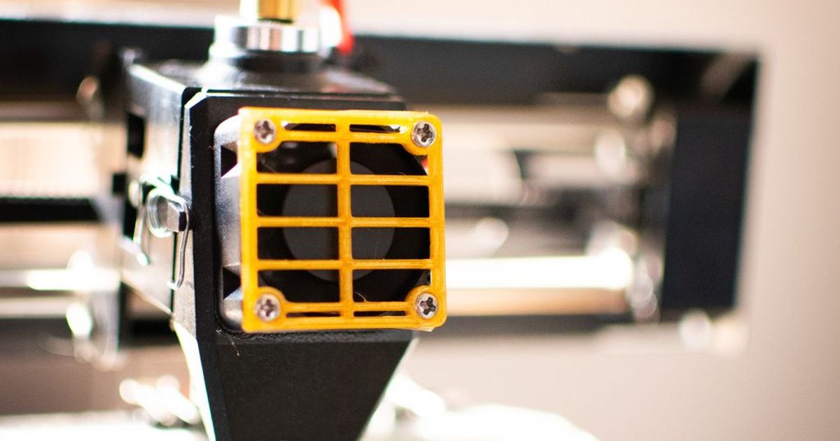 Monoprice Select Mini v2 minimalistic Fan cover (30mm) by Groebi ...