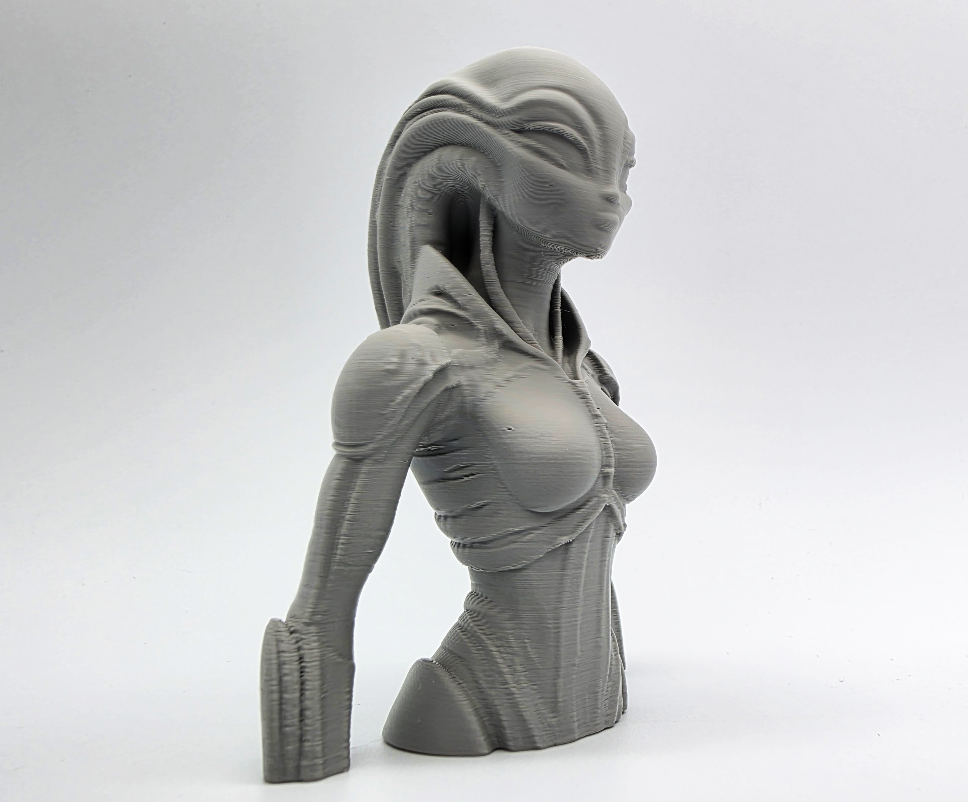 Female Alien Hybrid Sculpture