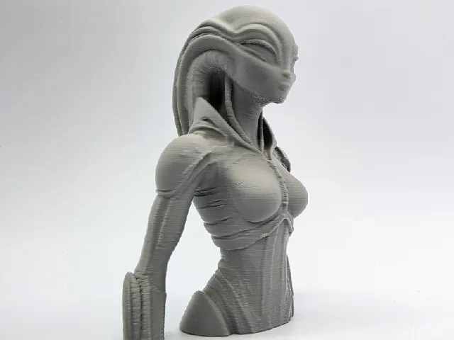 Female Alien Hybrid Sculpture