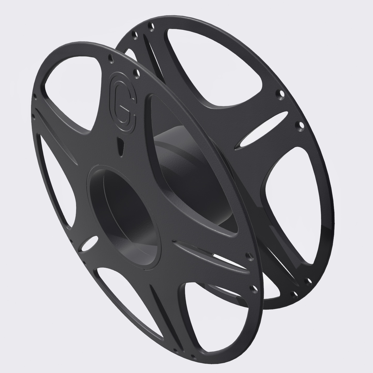 Printable filament spool - Prusa MINI fit by G.design | Download free STL model | Printables.com