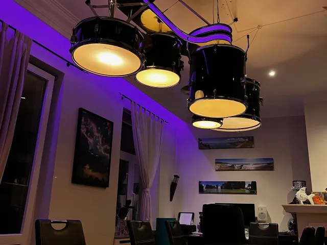 Drumset Dining Room Chandelier