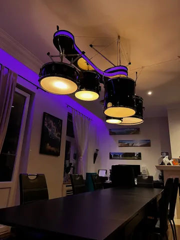 Drumset Dining Room Chandelier