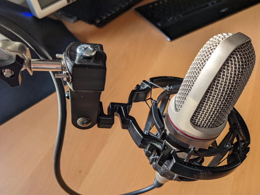 Ikea Work Lamp as MicStand (IKEA Tertial) by MakerMeik Download free