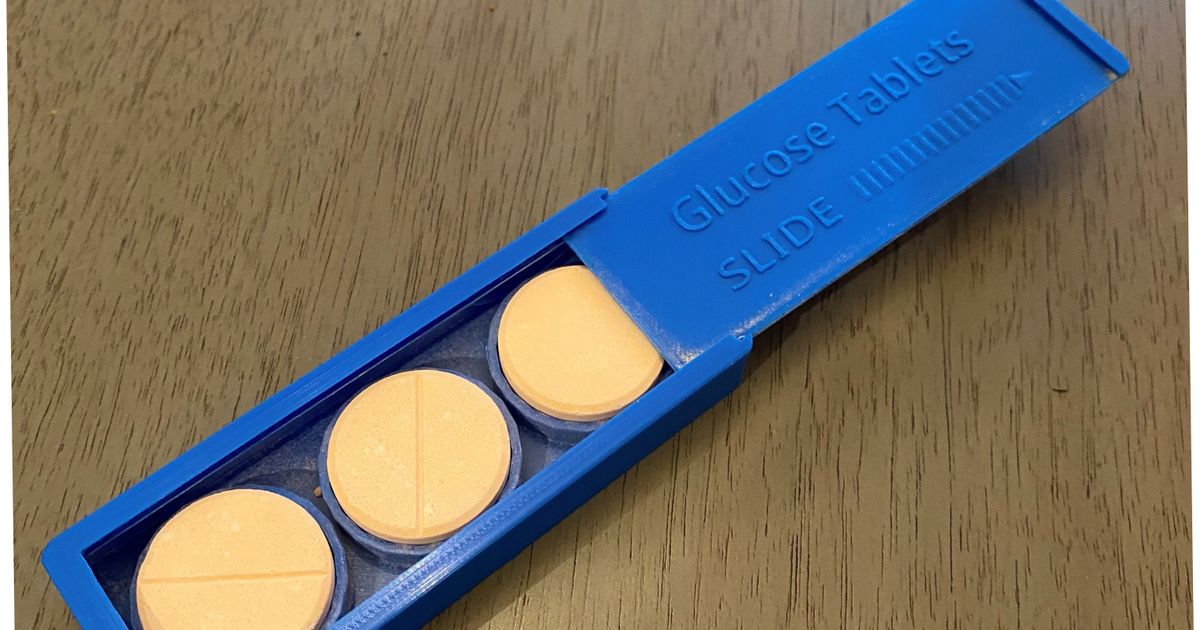 Slim Glucose Tablet Holder for Diabetics by Larry Deaton Download