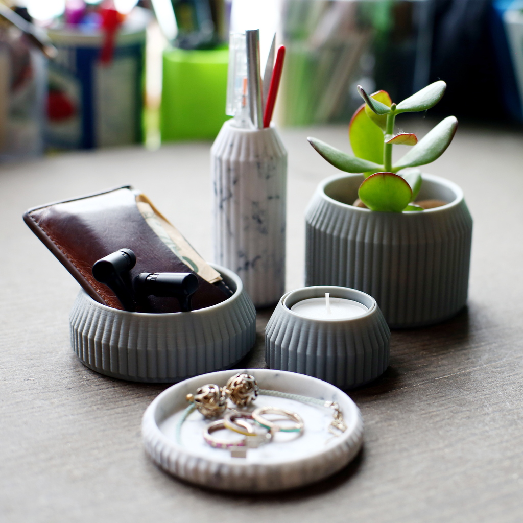 Striped Pot