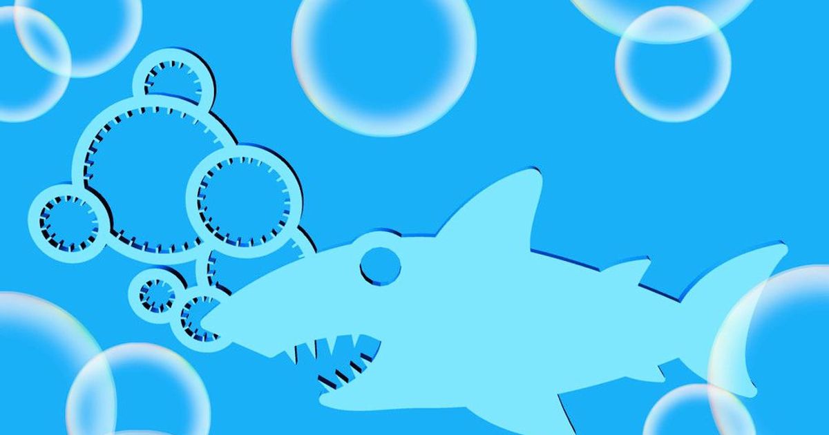 Shark Bubble Wand by 3DBrooklyn | Download STL |