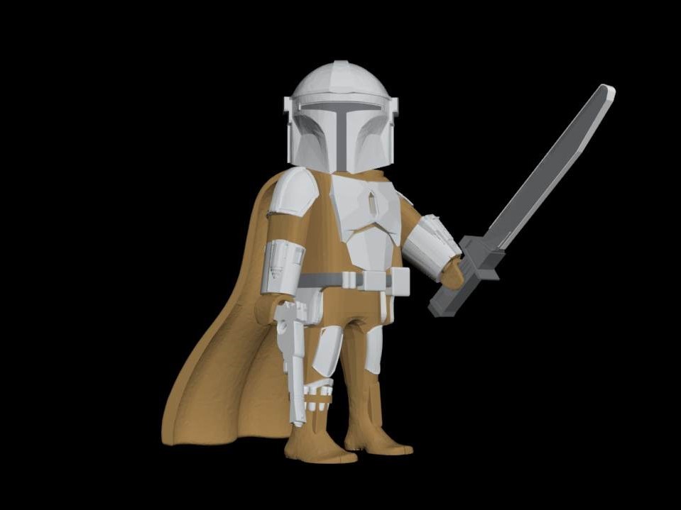 Playmobil Mandalorian by MadSoul3D | Download free STL model ...