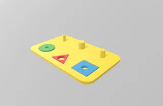 Toy with screws and nuts forms V2