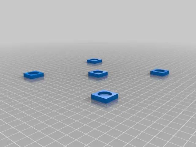 Warp test cubes