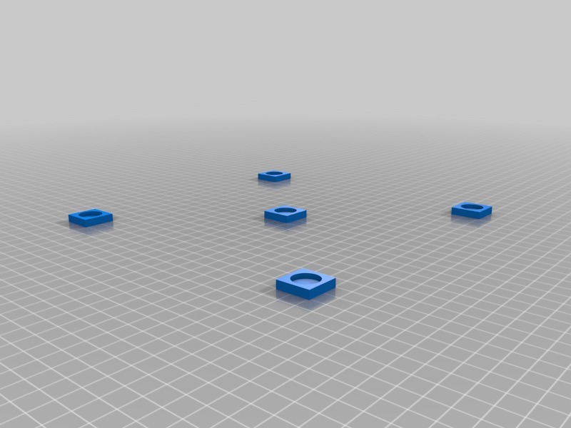 Miniatura 3 do modelo 3D Warp test cubes