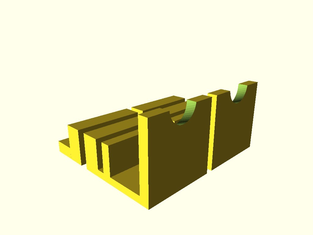 Door handle generator for round magnets (for the Prusa Enclosure) - decimal increments