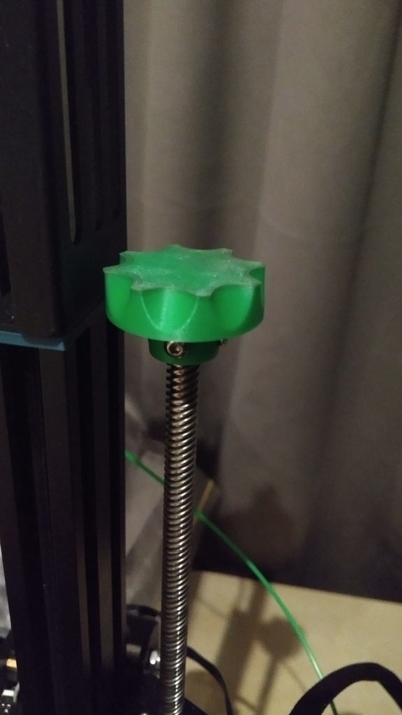 Ender 2 / Ender 3 Zrod lead screw knob by Joon Chor Download free