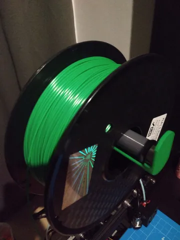 Slim Spool Holder for use with "Filler" Filament holder - with added lip