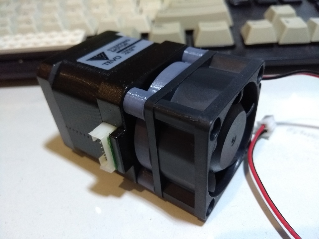 40mm fan magnetic mount for stepper motors