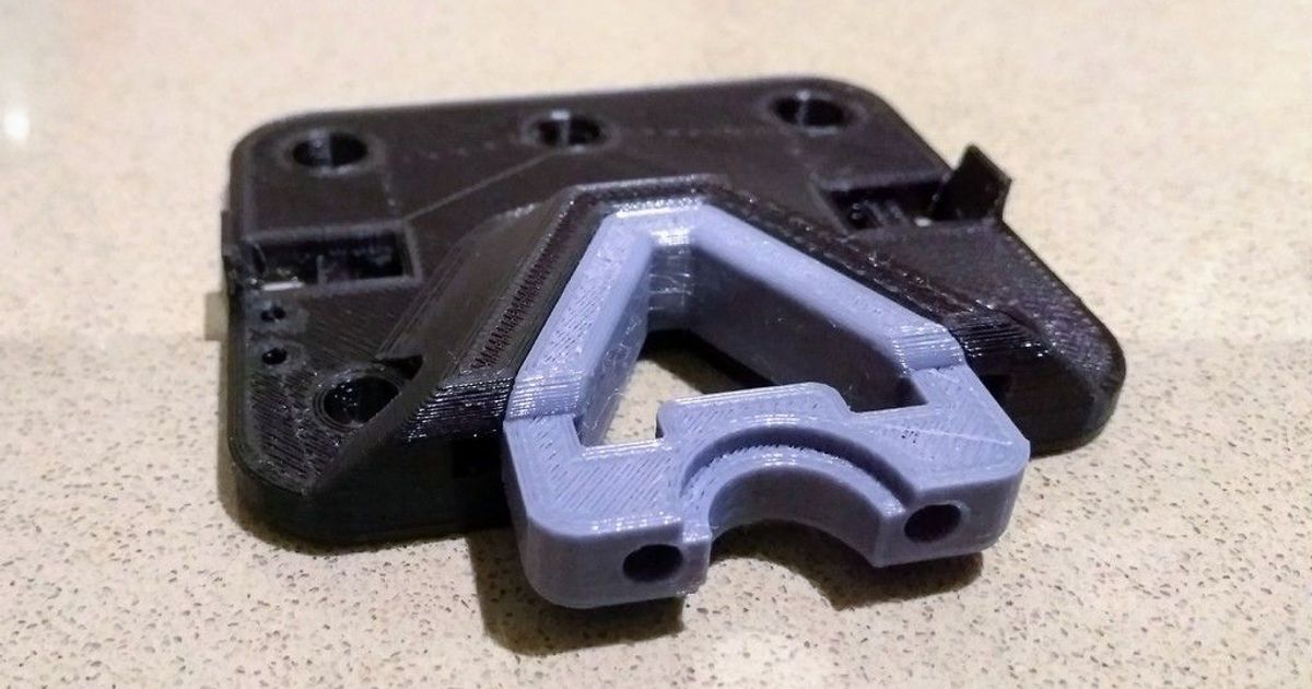 e3d v6 mounts for Magnetic X carriage by Joon Chor | Download free STL ...