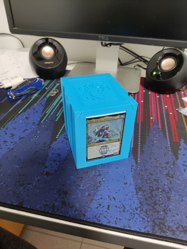 Modular MTG Magic the Gathering commander deck box by shir raiter