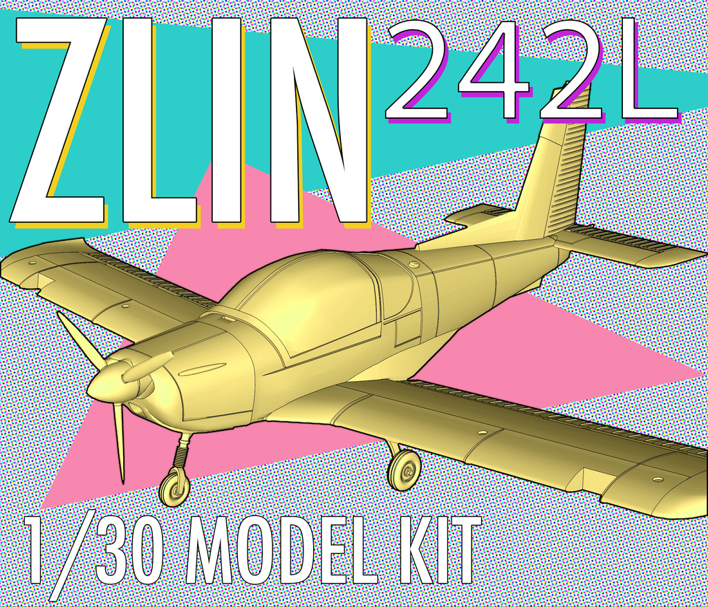 Zlin 242L Model Kit