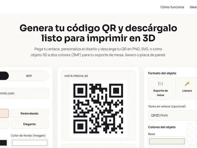 Placa de pared QR 3D personalizable