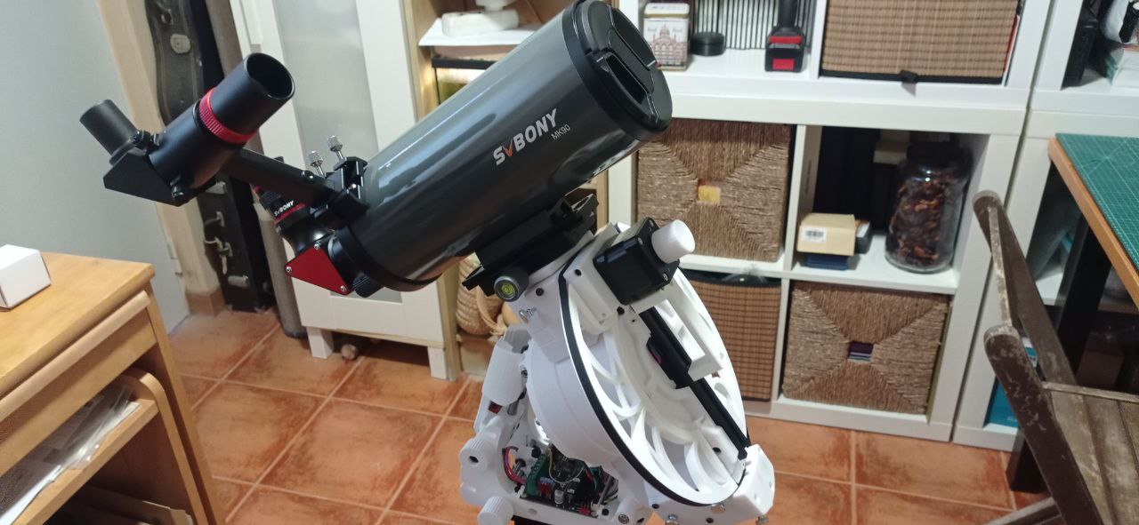 Dovetail to arcaswiss adapter for mk90 Svbony telescope
