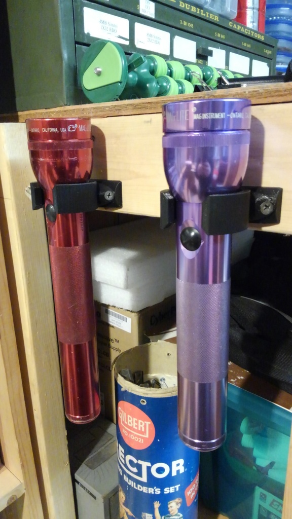 Maglite D Cell Flashlight Holder by karlexceed Download free STL