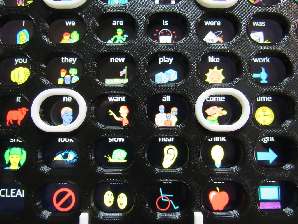 Lamp Words For Life VI Keyguard by Volksswitch Download free STL