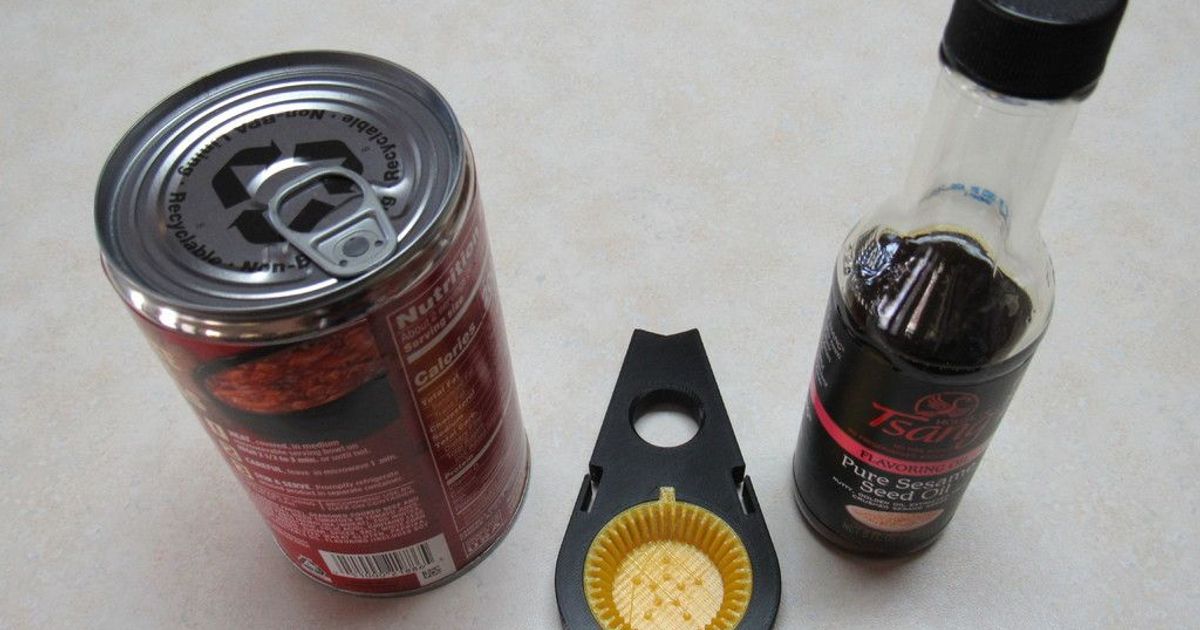 Poptop Can and Bottle Opener by Volksswitch Download free STL model