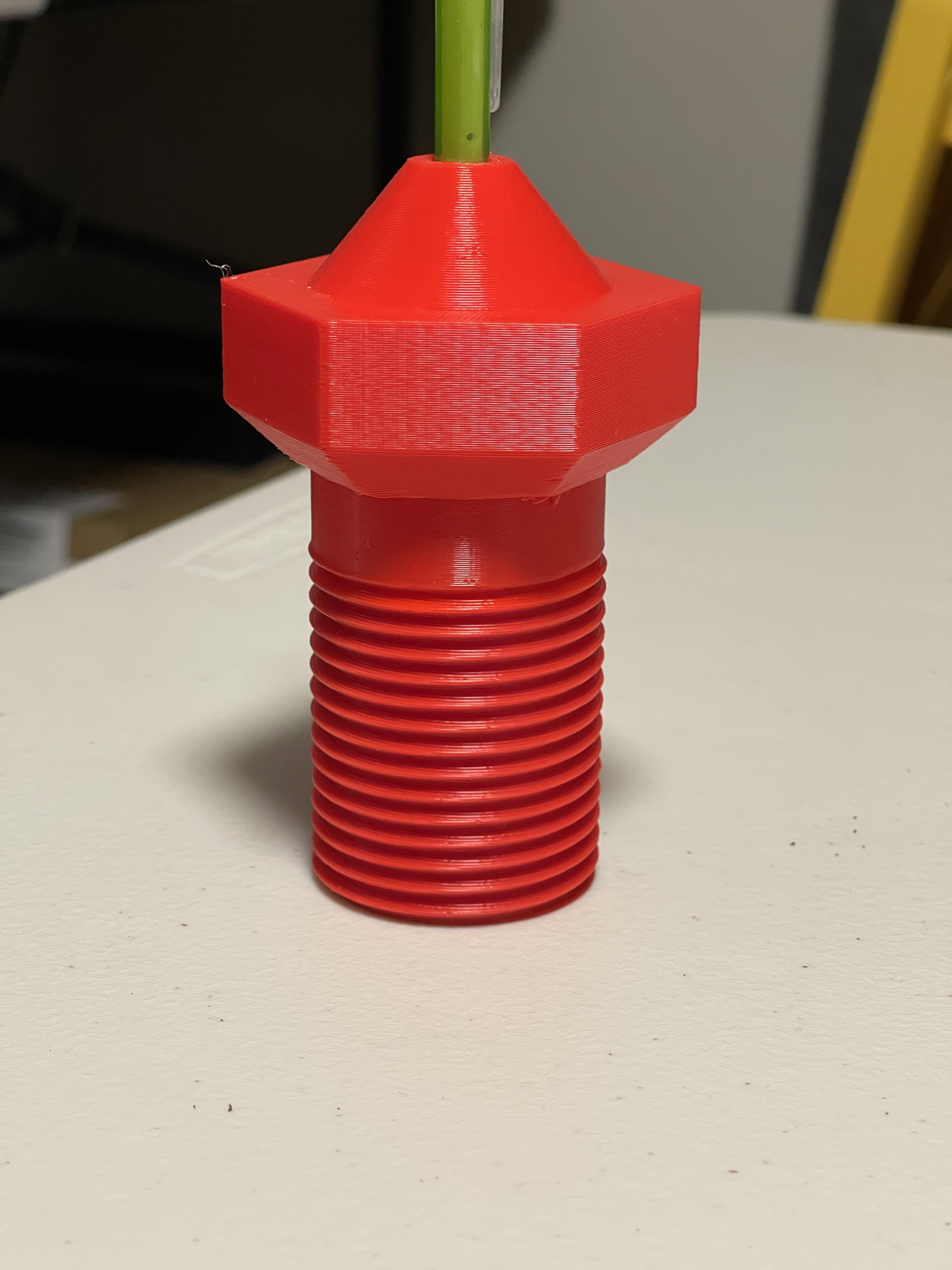 Totally impractical nozzle pen holder by figterk Download free STL