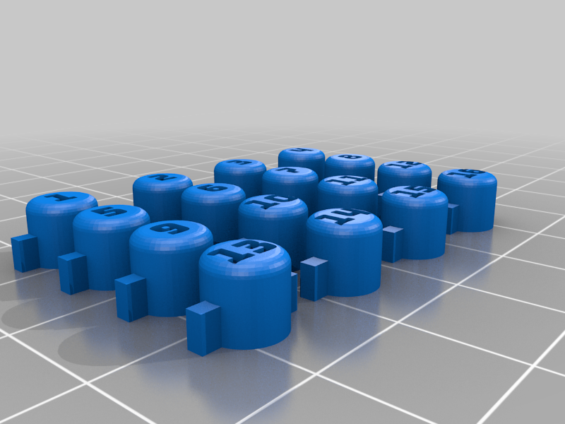 Miniatura 3 do modelo 3D Pocket Operator Button Labels
