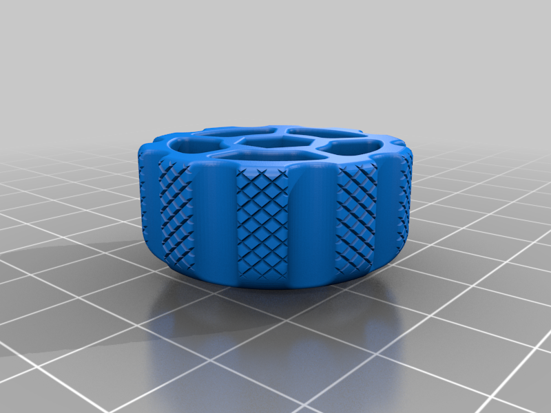 M4 Knurled Bed Leveling Knob for Ender 3 (Parametric Fusion 360) by