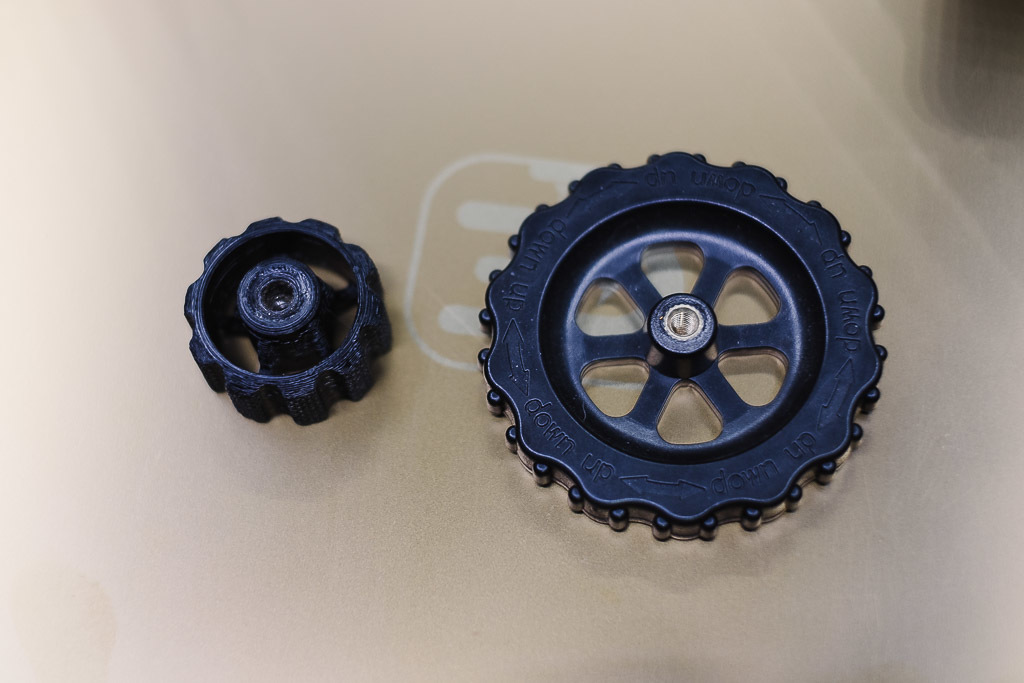 M4 Knurled Bed Leveling Knob for Ender 3 (Parametric Fusion 360) by