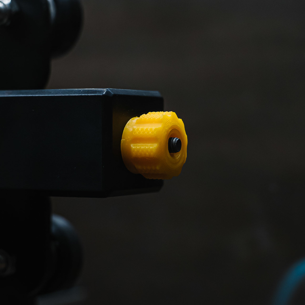 Knurled Ender 3 V2 Belt Tensioner Knob (Parametric Fusion 360) by